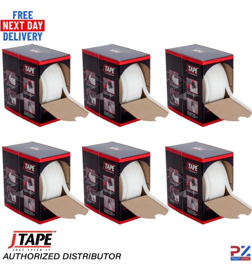 JTAPE Flexi Blending Tape 15mm x 25m – 6x Masking Foam Rolls – 1018.1525